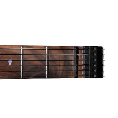 Bootlegger Guitar  Spade Gibson Scale 24.75 Headless Guitar With Case 2022 image 8