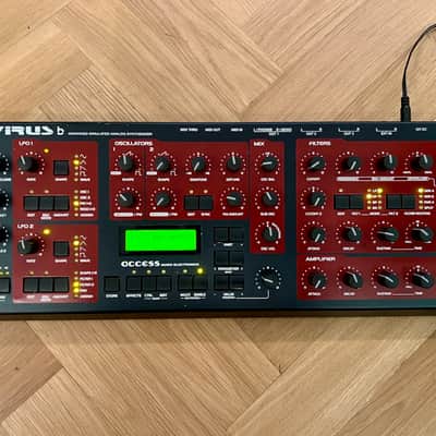 Access Virus B Desktop Digital Synthesizer 1999 - 2002 - Black / Red
