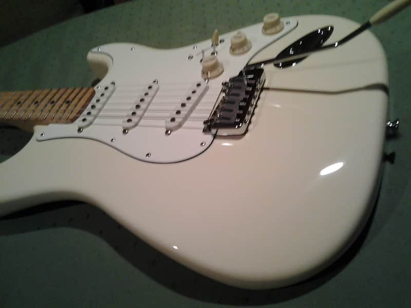 All Warmoth USA Custom Stratocaster Vintage White | Reverb