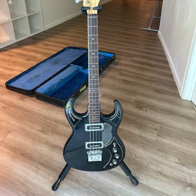 1965 Burns/Baldwin Baby Bison Bass - Black w/OHSC image 1