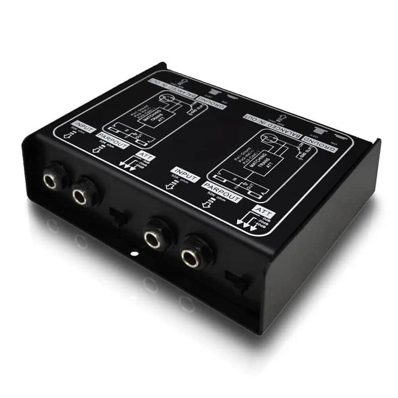 Easy to Use 1/4'' Instrument To Balanced Unbalanced (1/4''/XLR) Direct image 1