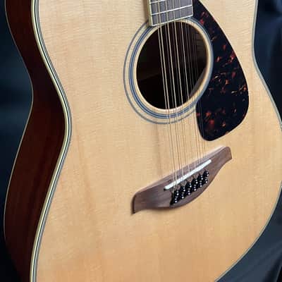 Yamaha FG820-12 12-String Dreadnought Acoustic Guitar Gloss Natural image 5