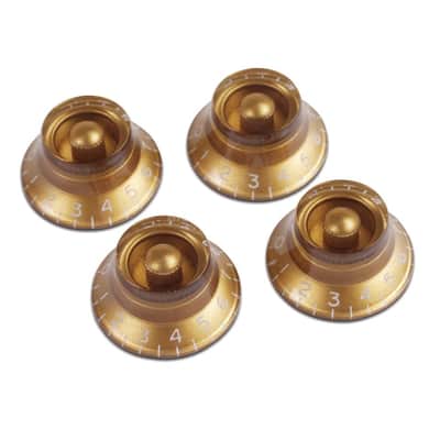 Gibson PRHK-020  Top Hat Knobs (Set of 4) Gold image 3
