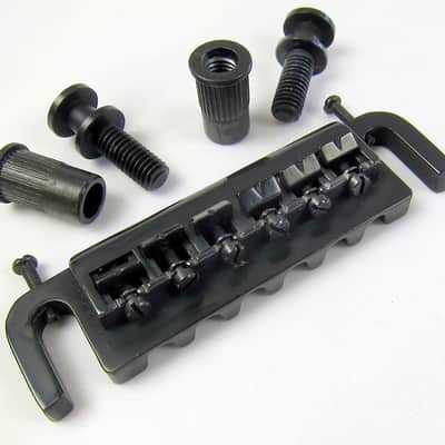 Wrap Around Adjustable Saddles Bridge Black With Bushings and Posts image 2