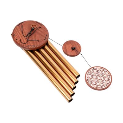 Meinl Sonic Energy "Flower of Life" Meditation Chime | 36" (90cm), 432Hz | Bronze image 2