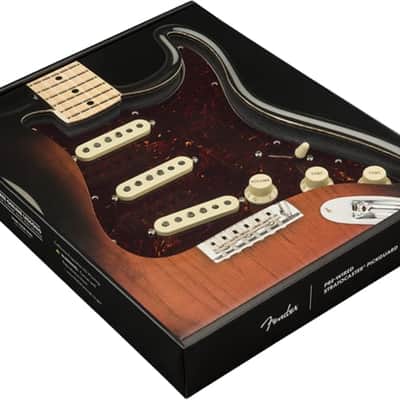 Genuine FENDER Pre-Wired FAT '50s Loaded Strat 11-Hole TORTOISE SHELL Pickguard image 3