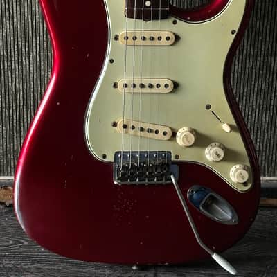 1959 Fender Stratocaster Candy Apple Red Refin Original Parts Sounds Magical image 1