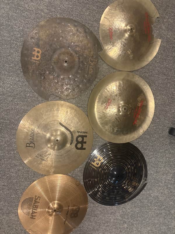 Multiple Cracked Cymbals 6pcs imagen 1