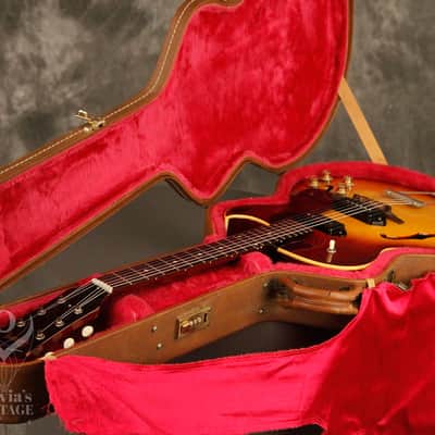 1962 Gibson ES-125 TDC Sunburst w/flame maple top image 25