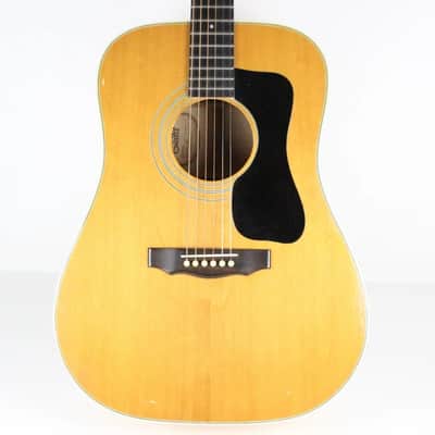 1977 Vintage Guild D-44M BLD Blonde Flamed Maple Bluegrass Jubillee ~Ebony Fretboard~ 1970s USA image 8