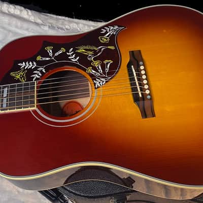 NEW! Gibson Custom Shop Hummingbird Rosewood 3-Piece Back Acoustic-Electric Guitar - Rosewood Burst - 5.1 lbs - Authorized Dealer! G06881 image 10