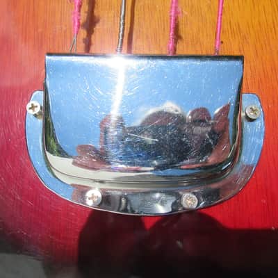 Gem Bass Guitar, 1960's, Japan, Short Scale, Sunburst, Clean image 7
