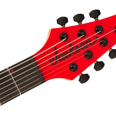 Jackson Pro Plus Series DK Modern MDK7 HT Satin Red with Black bevels image 4