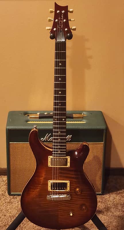 2000 PRS McCarty Tobacco Sunburst Flame Top Moon Inlays OHSC Ted McCarty Era image 1