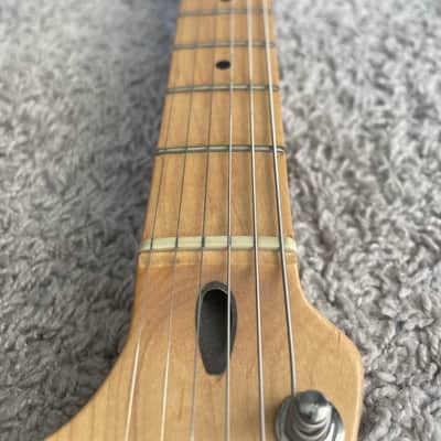 Fender Standard Stratocaster 2007 MIM HSS Black Maple Fretboard Strat Guitar image 7
