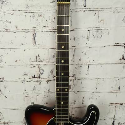 Vintage 1960s Decca Telecaster Style Tobacco Sunburst Electric Guitar image 3