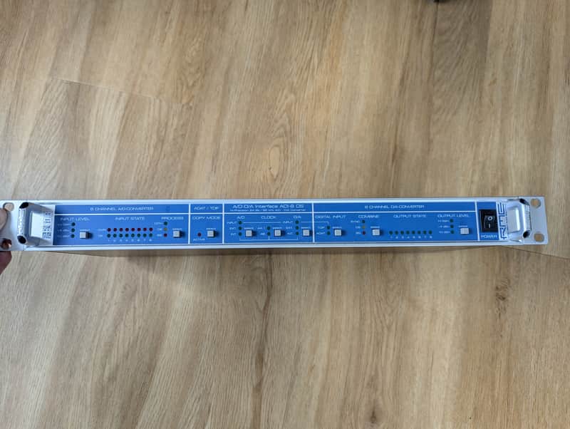 RME ADI-8 DS AD/DA 96khz Converter 2010s - Blue image 1
