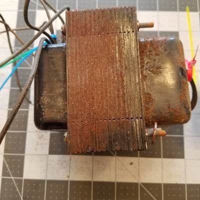 Midwest 620951  Vintage Power Transformer Tested 310-0-310 / 6.3 / 5 / 12.6 V HUGE 9 lb Tube Amp Project 1953 image 6