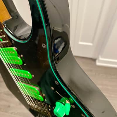 Ibanez UV7-BK Steve Vai Signature Universe 1990 - 1996 - Black image 14