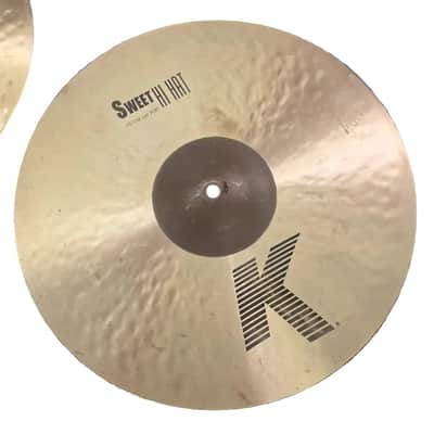 Used Zildjian Sweet Hi Hat Cymbals 15" - Good image 2