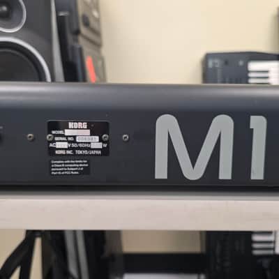 Korg M1 EX with Blue LCD upgrade & Gig Bag image 8