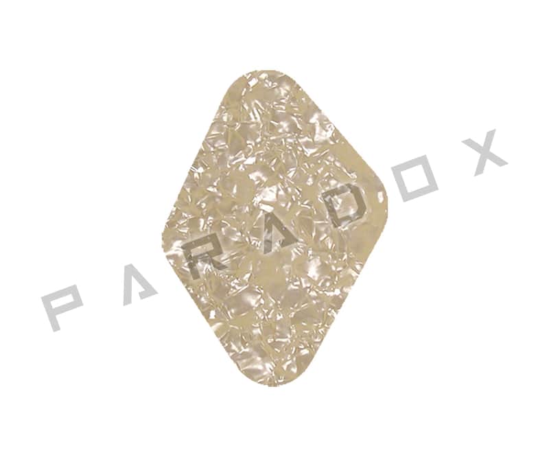 Custom Cavity Cover For Gibson Les Paul - Cream Pearl/Cream/Black/Cream .090" image 1