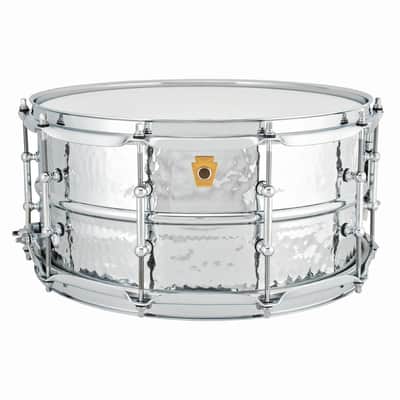Ludwig LM402KT Supraphonic Snare Drum 14x6.5 Hammered w/Tube Lugs image 1