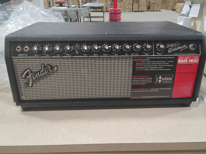 Fender Super Bassman 300-Watt Bass Amp Head 2012 - Present - Black image 1