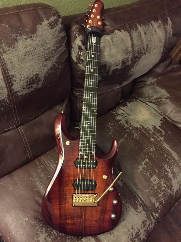 Ernie Ball Music Man JP7 KOA BFR 7 String John Petrucci w/ BFR