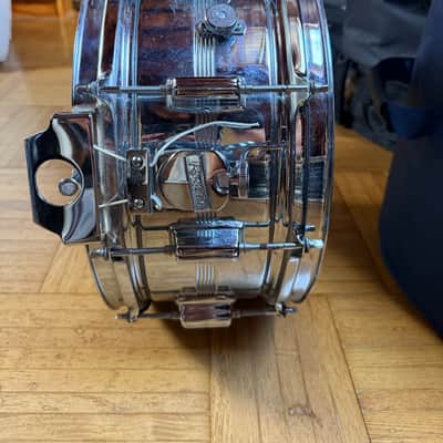 Rogers "Big R" Dyna-Sonic 6.5x14" Brass Snare Drum 1975 - 1984 - Chrome image 3