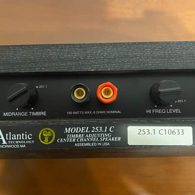 Atlantic Technology 253.1 C Center Speaker – Timbre Adjusting, Includes Stand image 3