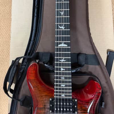 PRS SE Custom 24 Floyd Electric Guitar 2025 - Charcoal Cherry Burst image 3