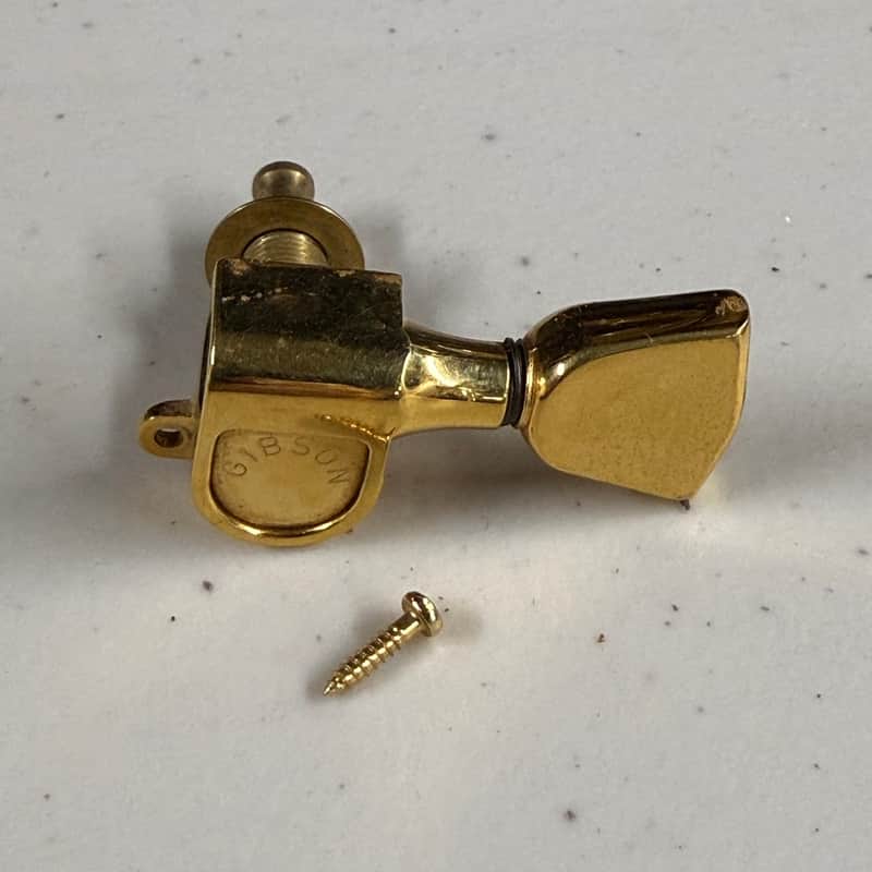 Gibson Vintage Embossed Sealed Tuner Complete D-Side 1970-80's (T-454) image 1