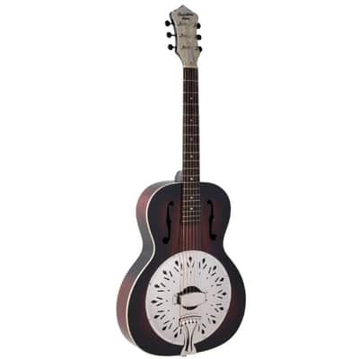 Recording King RR-41E-VS Rattlesnake Round Neck Resonator Vintage