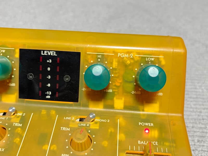 Vestax PMC-005A MKⅡ Yellow Translucent DJ Mixer | Reverb