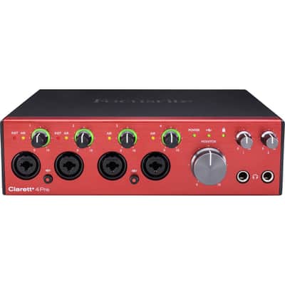 Focusrite Clarett+ 4Pre 18-In/8-Out Audio Interface image 2