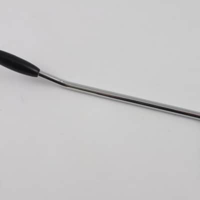 Push Fit Chrome Tremolo Arm 5mm + Black Tip, fits most Wilkinson Bridges