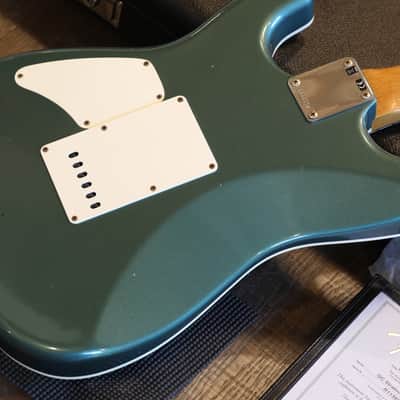 Unplayed! 2021 Fender Custom Shop Stratocaster HST Electric Guitar Aged Sherwood Metallic Relic + COA OHSC image 18