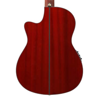 Ibanez GA35TCE Acoustic-Electric Nylon String Guitar - Sapphire Red High Gloss image 7