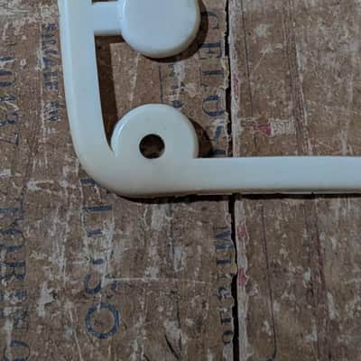 Vintage Jen Elettronica White Cream Rubber Base Trim - Original part for Vox Jen Cry Wah Baby 1970s image 6