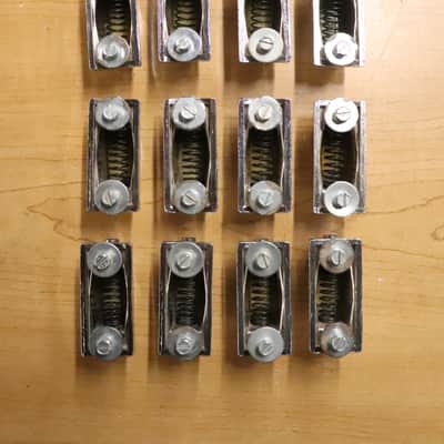 Remo Chrome Tom Drum Lugs 16pk Vintage 1980's #2 image 13