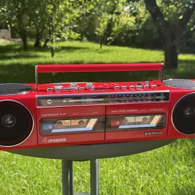Sanyo WS 400K Rare Vintage Cassette Boombox Getto blaser Tested Warranty image 18