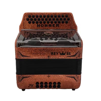 Hohner Anacleto Rey Especial FBE Accordion--COPPER image 2