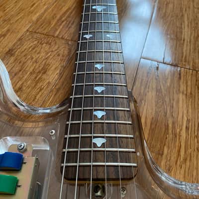 Very Rare 1990's Japanese Teisco Spectrum 5 Acrylic with OHSC. 100