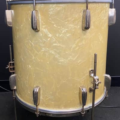 Slingerland 12x24/12x14/16x16/6.5x14" Radio King Drum Set - 30's WMP image 17