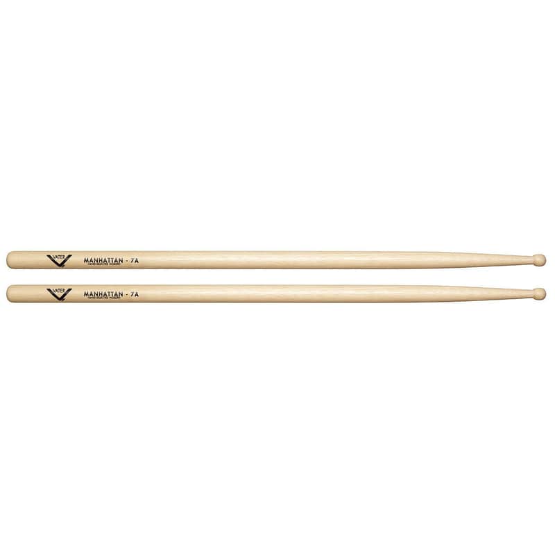 Vater Hickory Manhattan 7A Wood Tip Drum Sticks image 1