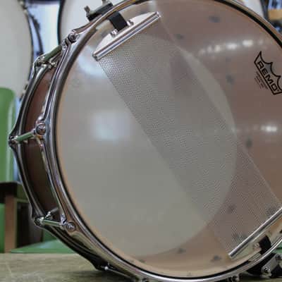 SJC Custom Drums 8"x14" Snare Drum in Mahogany Satin Stain image 8