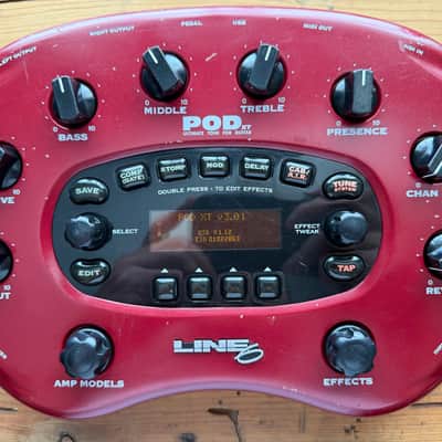 Line 6 POD xt Multi-Effect and Amp Modeler 2002 - 2006 - Red image 5
