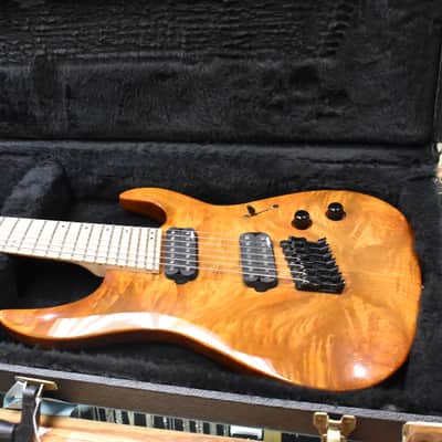 Legator Ninja 200 SE Fanned Fret 7 String 2016 - Walnut image 3