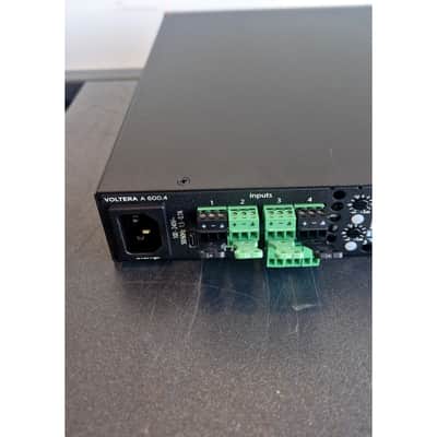 Biamp Voltera A 600.4 - Power Amplifier - Good w/ Original Box, Cables, Manuals image 13